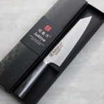 関龍作 切付牛刀 180mm VG10鋼 鎚目 (2) 関龍作 切付牛刀 180mm VG10鋼 鎚目