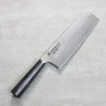 関龍作 菜切 180mm VG10鋼 鎚目 関龍作 菜切 180mm VG10鋼 鎚目