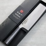 関龍作 菜切 180mm VG10鋼 鎚目 (2) 関龍作 菜切 180mm VG10鋼 鎚目