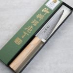 関龍作 蔬果刀 120mm VG10鋼 33層大馬士革 和柄