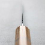 関龍作 蔬果刀 120mm VG10鋼 33層大馬士革 和柄