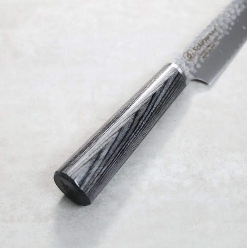 関龍作 蔬果刀 120mm VG10鋼 鎚目 (3) 関龍作 蔬果刀 120mm VG10鋼 鎚目