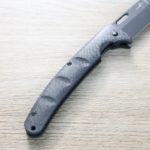 黑崎優 折疊刀 100mm 黑染 SG2粉末HSS鋼 碳纖維付皮套 (2) 黑崎優 折疊刀 100mm 黑染 SG2粉末HSS鋼 碳纖維/付皮套