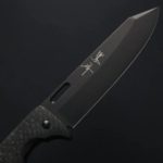 黑崎優 折疊刀 100mm 黑染 SG2粉末HSS鋼 碳纖維付皮套 (4) 黑崎優 折疊刀 100mm 黑染 SG2粉末HSS鋼 碳纖維/付皮套