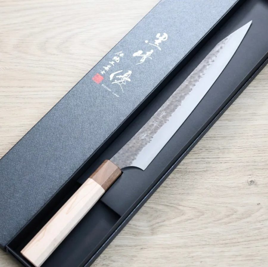 黑崎優 黑閃光 筋引 240mm 青紙超級鋼