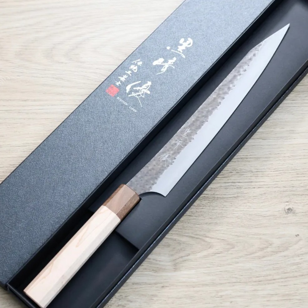 黑崎優 黑閃光 筋引 240mm 青紙超級鋼:圖片 2