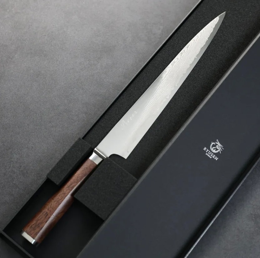 龍泉刃物 PREVER 筋引 240mm VG10 67層鎳染大馬士革 (2) 龍泉刃物 PREVER 筋引 240mm VG10 67層鎳染大馬士革