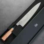 龍泉刃物 梵天雲龍 改 牛刀 240mm VG10 63層鎳染大馬士革本鍛造 (2) 龍泉刃物 梵天雲龍 改 牛刀 240mm VG10 63層鎳染大馬士革本鍛造