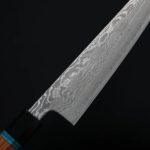 龍泉刃物 梵天雲龍 改 牛刀 240mm VG10 63層鎳染大馬士革本鍛造 (6) 龍泉刃物 梵天雲龍 改 牛刀 240mm VG10 63層鎳染大馬士革本鍛造