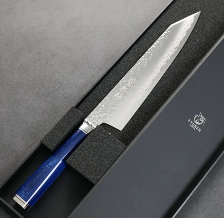 龍泉刃物 蒼龍鱗 牛刀 210mm VG10W