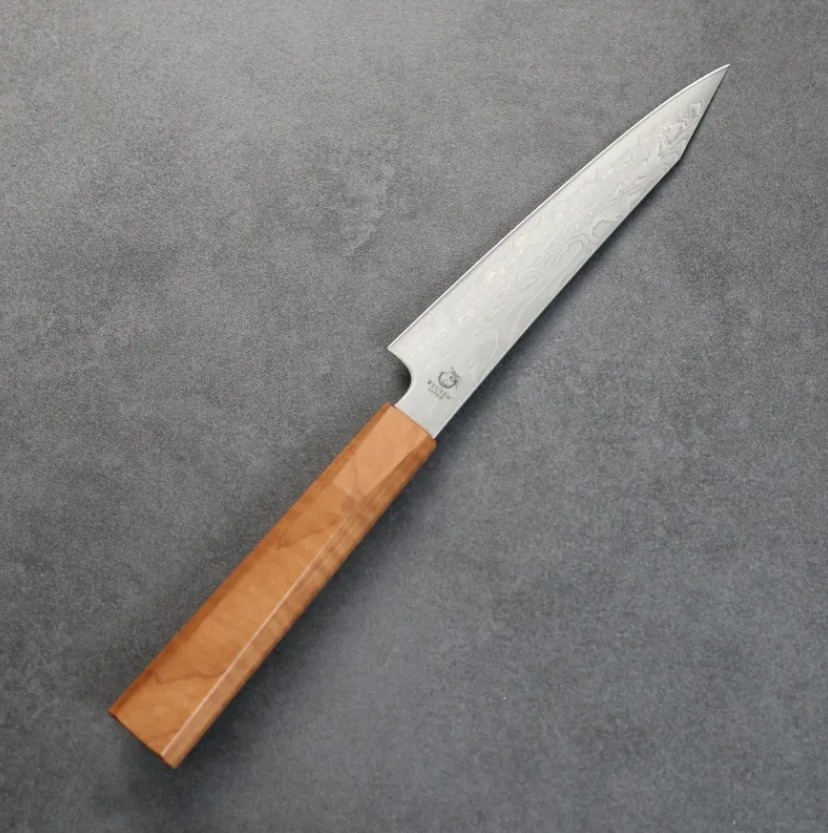 龍泉刃物 風格龍 蔬果 135mm ATS314鋼 63層大馬士革