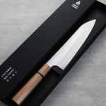 二唐刃物 牛刀 210mm <br>SG Strix粉末HSS鋼 鎚目大馬士革