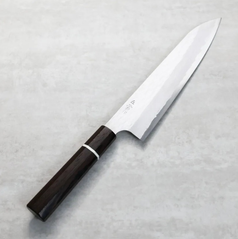 二唐刃物 牛刀 210mm VG XEOS鋼 鎚目大馬士革 二唐刃物 牛刀 210mm VG XEOS鋼 鎚目大馬士革