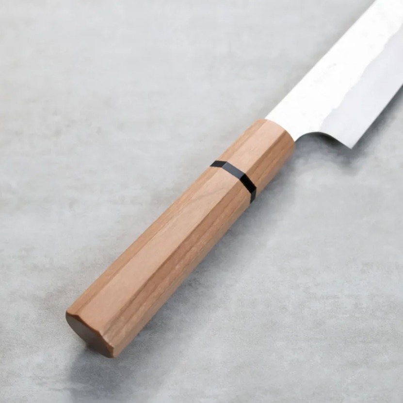 二唐刃物 筋引 240mm SG Strix粉末HSS鋼 鎚目大馬士革 (3) 二唐刃物 筋引 240mm <br>SG Strix粉末HSS鋼 鎚目大馬士革