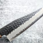 實光刃物 JOKKER 和三德 180mm 超級青紙鋼 黑打 槌目