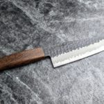 實光刃物 JOKKER 和三德 180mm 超級青紙鋼 黑打 槌目