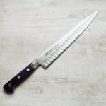 Misono UX10 氣槽 筋引 瑞典鋼 240mm 強化木西柄_1 MISONO UX10 雙面氣槽筋引<br>240mm 瑞典鋼