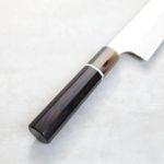 二唐刃物 牛刀 210mm <br>SG Strix粉末HSS鋼 鎚目大馬士革