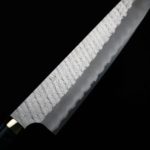 二唐刃物 牛刀 240mm SG2粉末HSS鋼 磨鎚目 壓克力柄 (7) 二唐刃物 牛刀 240mm <br>SG2粉末HSS鋼 磨鎚目 壓克力柄