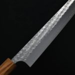 加藤義實 水波 筋引 270mm SG2粉末HSS鋼 橄欖木柄