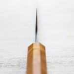 加藤義實 牛刀 240mm 銀三鋼<br>鍛造/梨地 櫸木柄