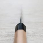 加藤義實 蔬果刀 120mm 青紙超級鋼 櫻桃木柄 (4) 加藤義實 蔬果刀 120mm<br>青紙超級鋼 櫻桃木柄