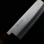 增谷訓生 寬版菜切 165mm VG10鋼 刻流 和柄 (5) 增谷訓生 寬版菜切 165mm VG10鋼 刻流 和柄