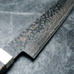 實光刃物Galaxy 筋引 SG2 碳纖金薄柄270mm-1 實光刃物 Galaxy 筋引 270mm SG2粉末HSS鋼 碳纖維金箔柄