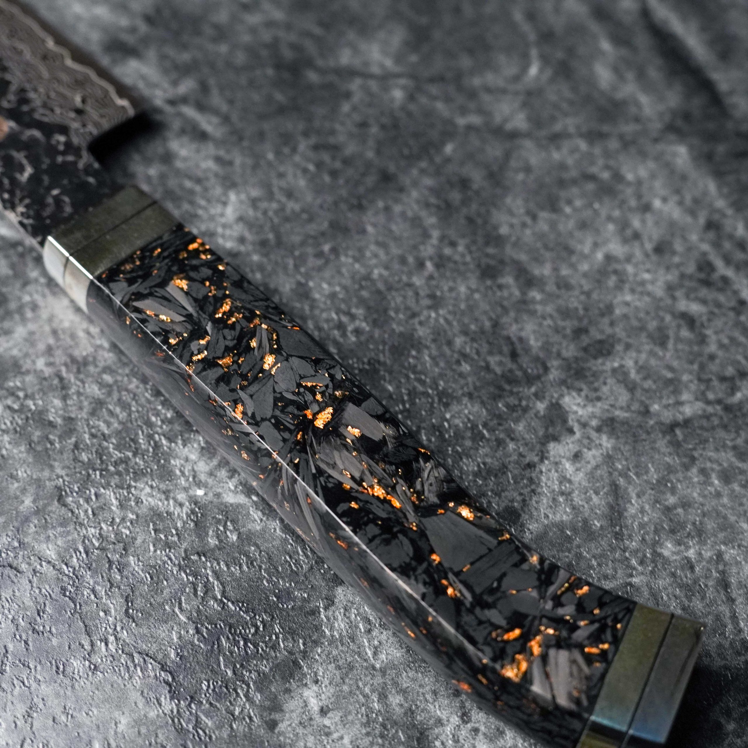 實光刃物 Galaxy 筋引 270mm SG2粉末HSS鋼 碳纖維金箔柄:圖片 6