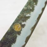 實光刃物肉切 超青270mm 樹脂特殊柄_7 實光刃物 肉切 270mm 超級青紙鋼 樹脂特殊柄