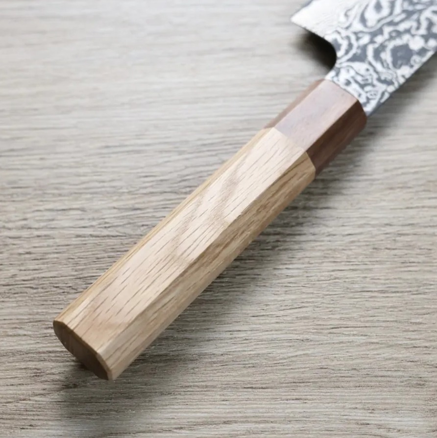 鳩野憲志朗 文化 170mm SG2 黑染大馬士革 (4) 鳩野憲志朗 文化 170mm SG2 黑染大馬士革