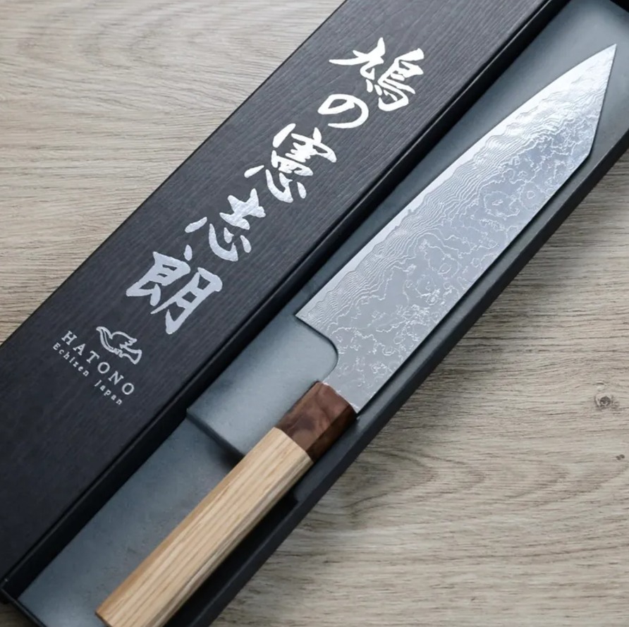 鳩野憲志朗 牛刀 210mm SG2 鑽石大馬士革 (2) 鳩野憲志朗 牛刀 210mm SG2 鑽石大馬士革