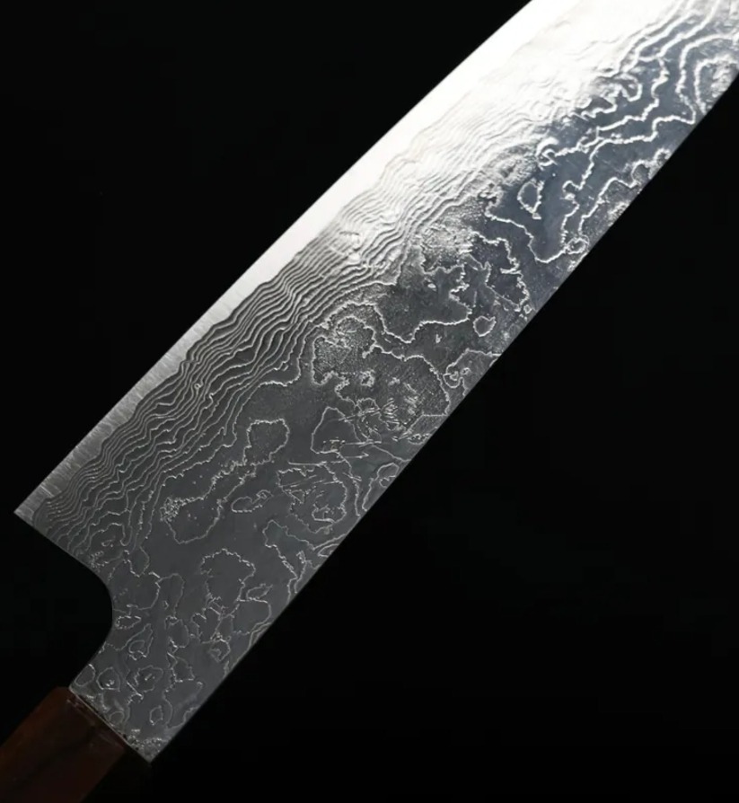 鳩野憲志朗 牛刀 210mm SG2 鑽石大馬士革 (5) 鳩野憲志朗 牛刀 210mm SG2 鑽石大馬士革