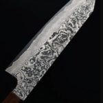 鳩野憲志朗 牛刀 210mm SG2 黑染大馬士革 (5) 鳩野憲志朗 牛刀 210mm SG2 黑染大馬士革