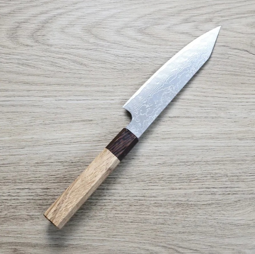 鳩野憲志朗 蔬果刀 135mm SG2 鑽石大馬士革
