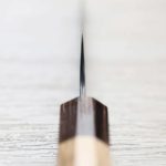 鳩野憲志朗 蔬果刀 135mm SG2 黑染大馬士革