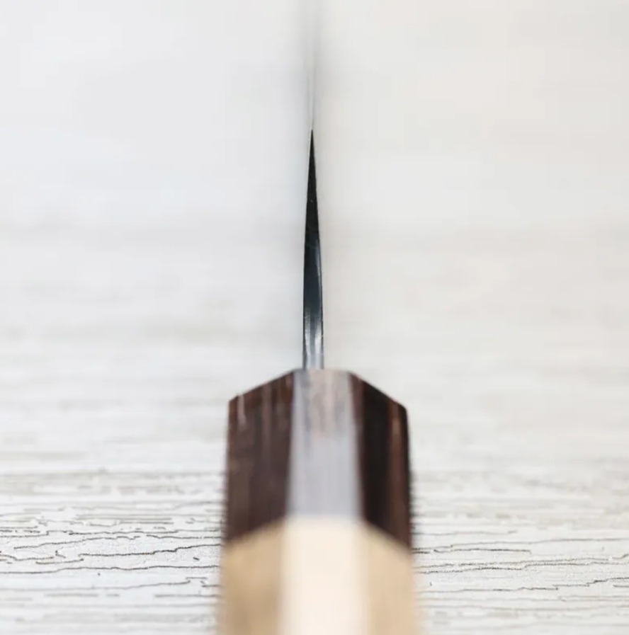 鳩野憲志朗 蔬果刀 135mm SG2 黑染大馬士革