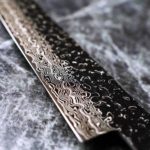 實光刃物Galaxy 牛刀 SG2 碳纖金薄柄210mm_4 實光刃物 Galaxy 牛刀 210mm SG2粉末HSS鋼 碳纖維金箔柄