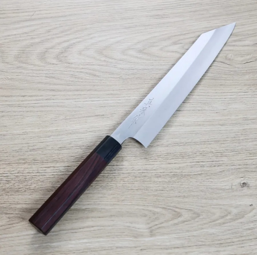 田所真琴 曲背切付牛刀 240mm 銀三鋼