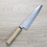 黑崎真 三德刀 170mm VG10Ｗ鋼<br>大馬士革