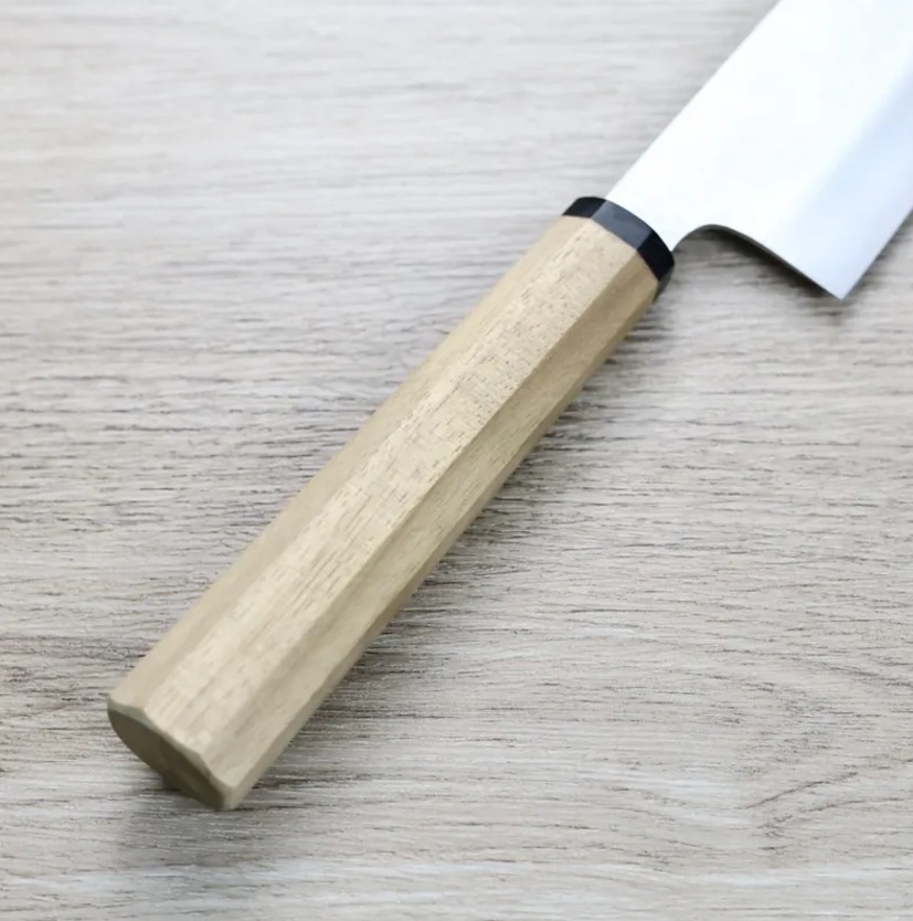 黑崎真 三德刀 170mm VG10Ｗ鋼<br>大馬士革