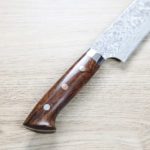 佐治武士 寬版先丸筋引 240mm SG2鋼 黑染大馬士革 (3) 佐治武士 寬版先丸筋引 240mm <br>SG2鋼 黑染大馬士革