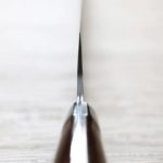 佐治武士 寬版先丸筋引 240mm SG2鋼 黑染大馬士革 (4) 佐治武士 寬版先丸筋引 240mm <br>SG2鋼 黑染大馬士革