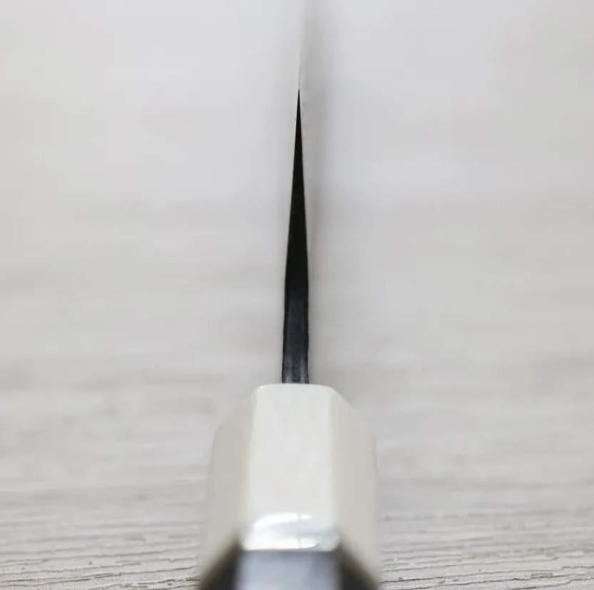 初心x二唐 牛刀 210mm SLD鋼 黑打大馬士革 (4) 初心x二唐 牛刀 210mm<br>SLD鋼 黑打大馬士革