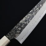 初心x二唐 牛刀 210mm SLD鋼 黑打大馬士革 (5) 初心x二唐 牛刀 210mm<br>SLD鋼 黑打大馬士革