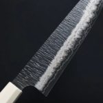 初心x二唐 牛刀 210mm 無芯鋼 黑打大馬士革 (5) 初心x二唐刃物 牛刀 210mm<br>無芯鋼 黑打大馬士革