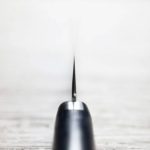 增谷訓生 小三德刀 130mm VG10鋼 彩流 茶柄 (4) 增谷訓生 小三德刀 130mm<br>VG10鋼 彩流 茶柄