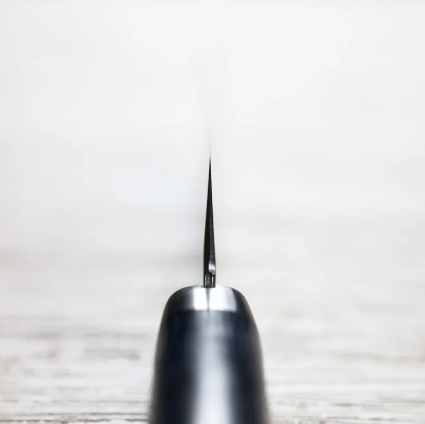 增谷訓生 小三德刀 130mm VG10鋼 彩流 茶柄 (4) 增谷訓生 小三德刀 130mm<br>VG10鋼 彩流 茶柄