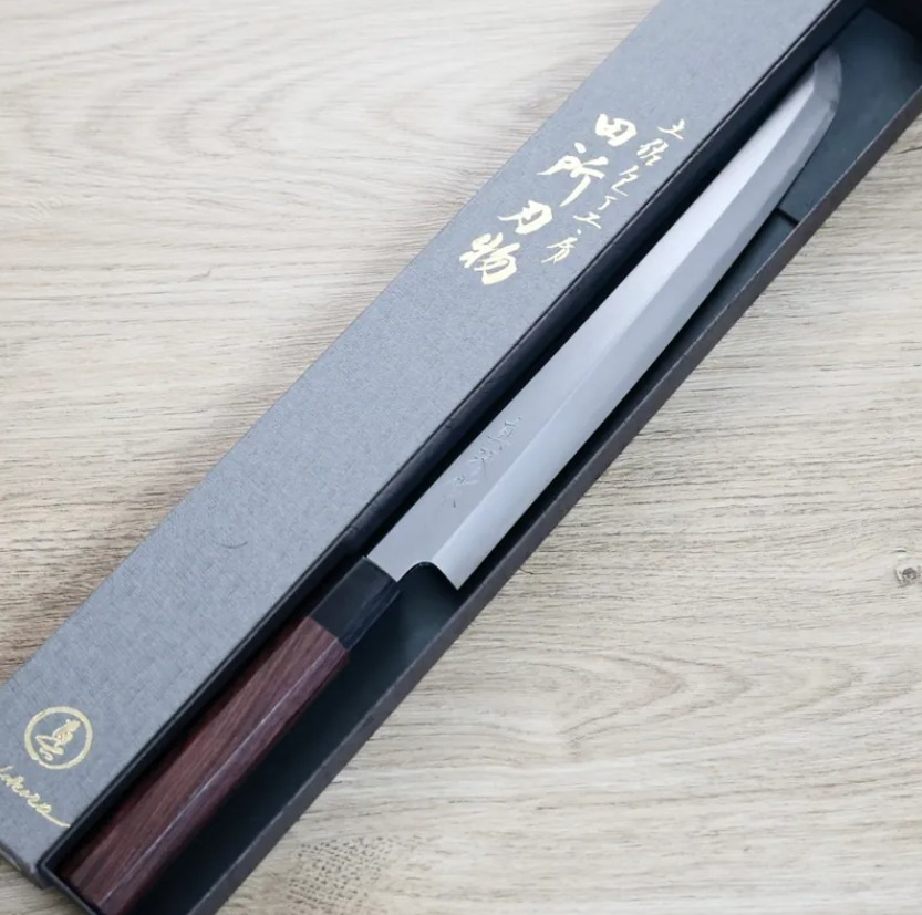 田所真琴 先丸蛸引 270mm 銀三鋼 (1) 田所真琴 先丸蛸引 270mm 銀三鋼