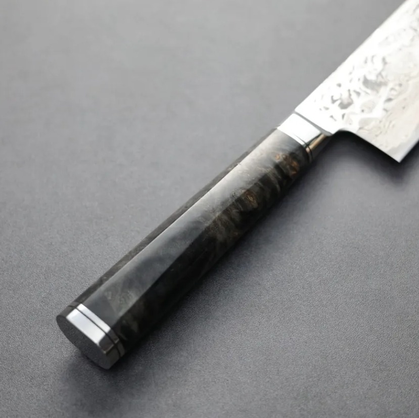 龍泉刃物 煌黑龍MT 菜切 <br>155mm SG2 99層鎳染大馬士革